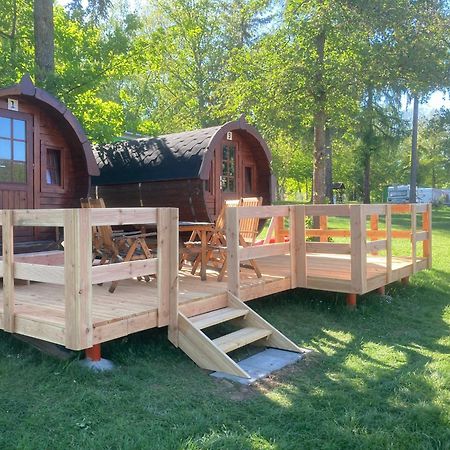 Campingplatz Koberbachtalsperre - Campingfass Mieten Langenbernsdorf Exterior foto